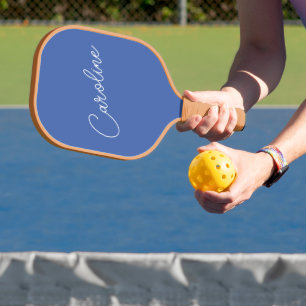 Minimalistischer moderner, schicker Kalligrafie-Na Pickleball Schläger