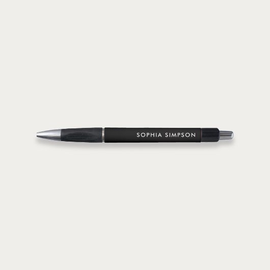 Minimalistischer moderner schwarzer Stift
