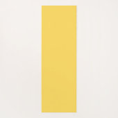 Minimalistischer, moderner Senfgelb Yogamatte (Rückseite)