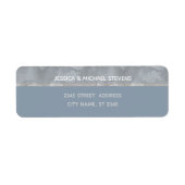 Minimalistischer, moderner staubblauer Wasserfarbe (Vorne)