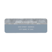 Minimalistischer, moderner staubblauer Wasserfarbe