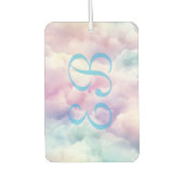 Minimalistischer moderner stilvoller Cloud-Einzelb Autolufterfrischer (Vorderseite)