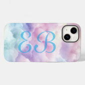Minimalistischer moderner stilvoller Cloud-Einzelb Case-Mate iPhone Hülle (Rückseite (Horizontal))