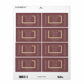 Minimalistischer, moderner typografischer Labrador (Vorne)