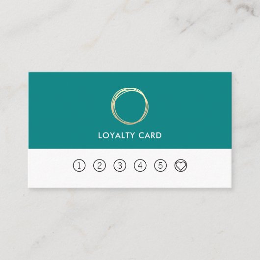 Minimalistischer moderner visitenkarte (Vorderseite)