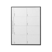 Minimalistischer moderner Wochenplaner Notepad Notizblock (Rotiert)