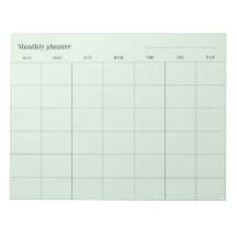 Minimalistischer Monatsplaner, anpassbarer Titel S