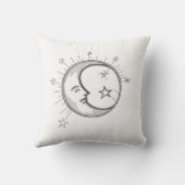 Minimalistischer Mond Kissen (Rückseite)
