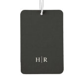 Minimalistischer Mongram Air Freshener Autolufterfrischer (Rückseite)