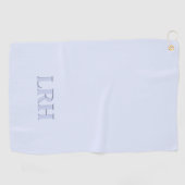 Minimalistischer Monogram Shadow Schriftart Boho B Golfhandtuch (Horizontal)