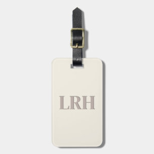 Minimalistischer Monogramm-Bridesmaid-Tag Gepäckanhänger