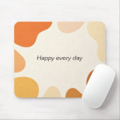 Minimalistischer Morandi-Berg-Schlafzimmer-Büro-Ma Mousepad (Mit Mouse)