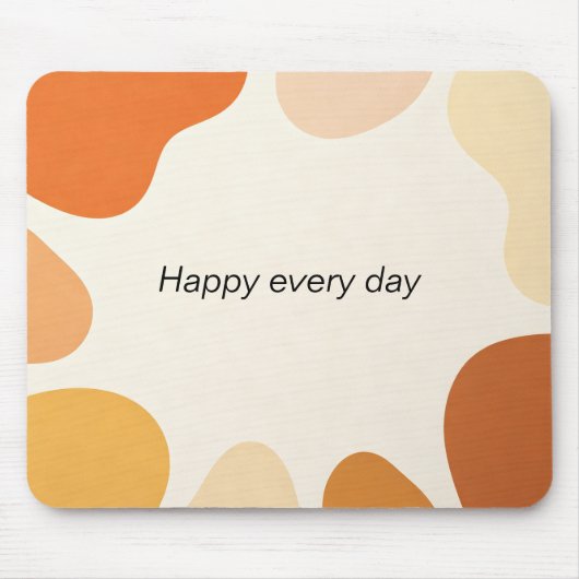 Minimalistischer Morandi-Berg-Schlafzimmer-Büro-Ma Mousepad (Vorne)