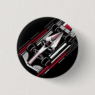 Minimalistischer Motorsport-Formel-Rennwagen-Gesch Button