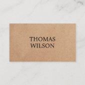 Minimalistischer, muffiger Berater Visitenkarte (Vorderseite)