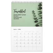 Minimalistischer Muslim 2023 Kalender (Mär 2026)