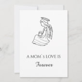 Minimalistischer Muttertags-Spruch Karte (Vorderseite)