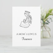 Minimalistischer Muttertags-Spruch Karte (Stehend Vorderseite)