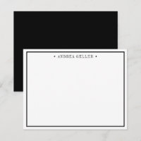 Minimalistischer Name der klassischen schwarzen Gr