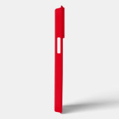 Minimalistischer Name der Monografie rot Case-Mate iPhone Hülle (Rückseite / Rechts)