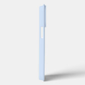Minimalistischer Name der Monogrammnummer blau Case-Mate iPhone Hülle (Rückseite / Rechts)