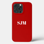 Minimalistischer Name der Roten Kirsche Case-Mate iPhone Hülle (Rückseite)