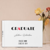 Minimalistischer Name des Abschlusses Gästebuch