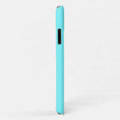 Minimalistischer Name des elektrischen Blue Solid Case-Mate iPhone Hülle (Hinten/Rechts)