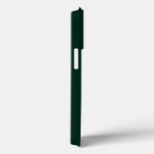 Minimalistischer Name des Monogramms dunkelgrün Case-Mate iPhone Hülle (Rückseite / Rechts)