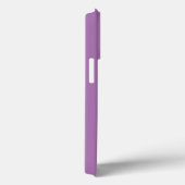 Minimalistischer Name des Monogramms Lavendel lila Case-Mate iPhone Hülle (Rückseite / Rechts)