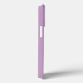 Minimalistischer Name des Monogramms lila weiß Case-Mate iPhone Hülle (Rückseite / Rechts)