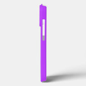 Minimalistischer Name des Monogramms Orchid lila Case-Mate iPhone Hülle (Rückseite / Links)