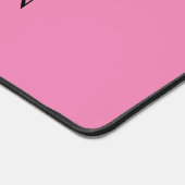 Minimalistischer Name des Monogramms Rosa Schreibt Schreibtischunterlage (Ecke)