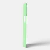 Minimalistischer Name des Monogramms Seebügelgrün Case-Mate iPhone Hülle (Rückseite / Rechts)