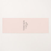Minimalistischer Name für moderne Handschrift Yogamatte (Vorderseite (Horizontal))
