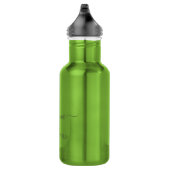 Minimalistischer Name für Monogramm Skript Moderne Edelstahlflasche (Rechts)