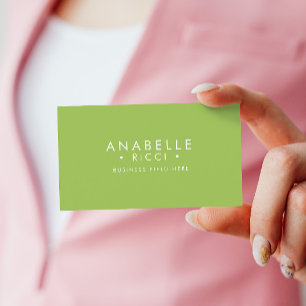 Minimalistischer Name serieller Schriftart Sans Visitenkarte