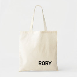 Minimalistischer Name Tote Bag Tragetasche