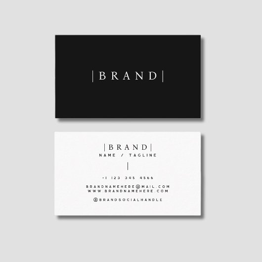 Minimalistischer Name Visitenkarte