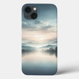 Minimalistischer Nebelsee-Sonnenaufgang-Phone-Case Case-Mate iPhone Hülle
