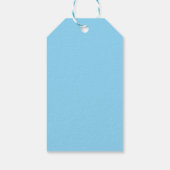 Minimalistischer neutraler schwarzer Elegant Moder Geschenkanhänger (Rückseite)