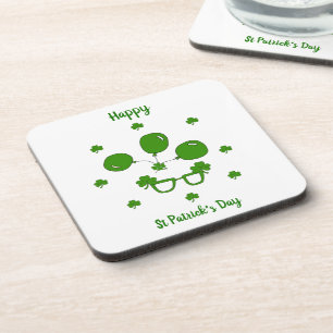 Minimalistischer Niedlicher Happy St Patrick's Day Getränkeuntersetzer
