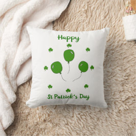 Minimalistischer Niedlicher Happy St Patrick's Day Kissen