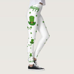 Minimalistischer Niedlicher Happy St Patrick's Day Leggings