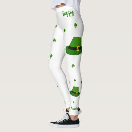 Minimalistischer Niedlicher Happy St Patrick's Day Leggings