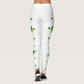 Minimalistischer Niedlicher Happy St Patrick's Day Leggings (Rückseite)