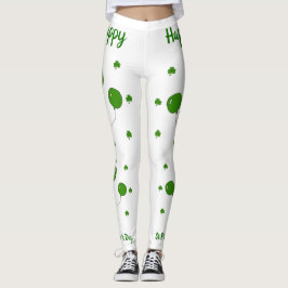 Minimalistischer Niedlicher Happy St Patrick's Day Leggings