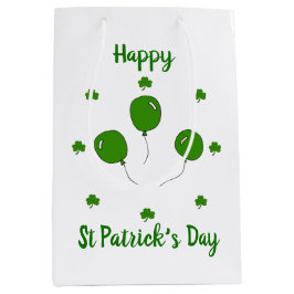 Minimalistischer Niedlicher Happy St Patrick's Day Mittlere Geschenktüte
