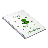 Minimalistischer Niedlicher Happy St Patrick's Day Notizblock (Rechte Seite)