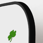 Minimalistischer Niedlicher Happy St Patrick's Day Pickleball Schläger (Linke Seite)